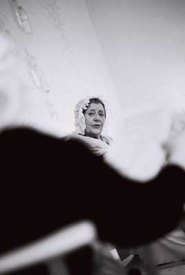 Sabine Londault dans "Moi, Marie-Suzanne Parmentier", photo de Philippe Durieux